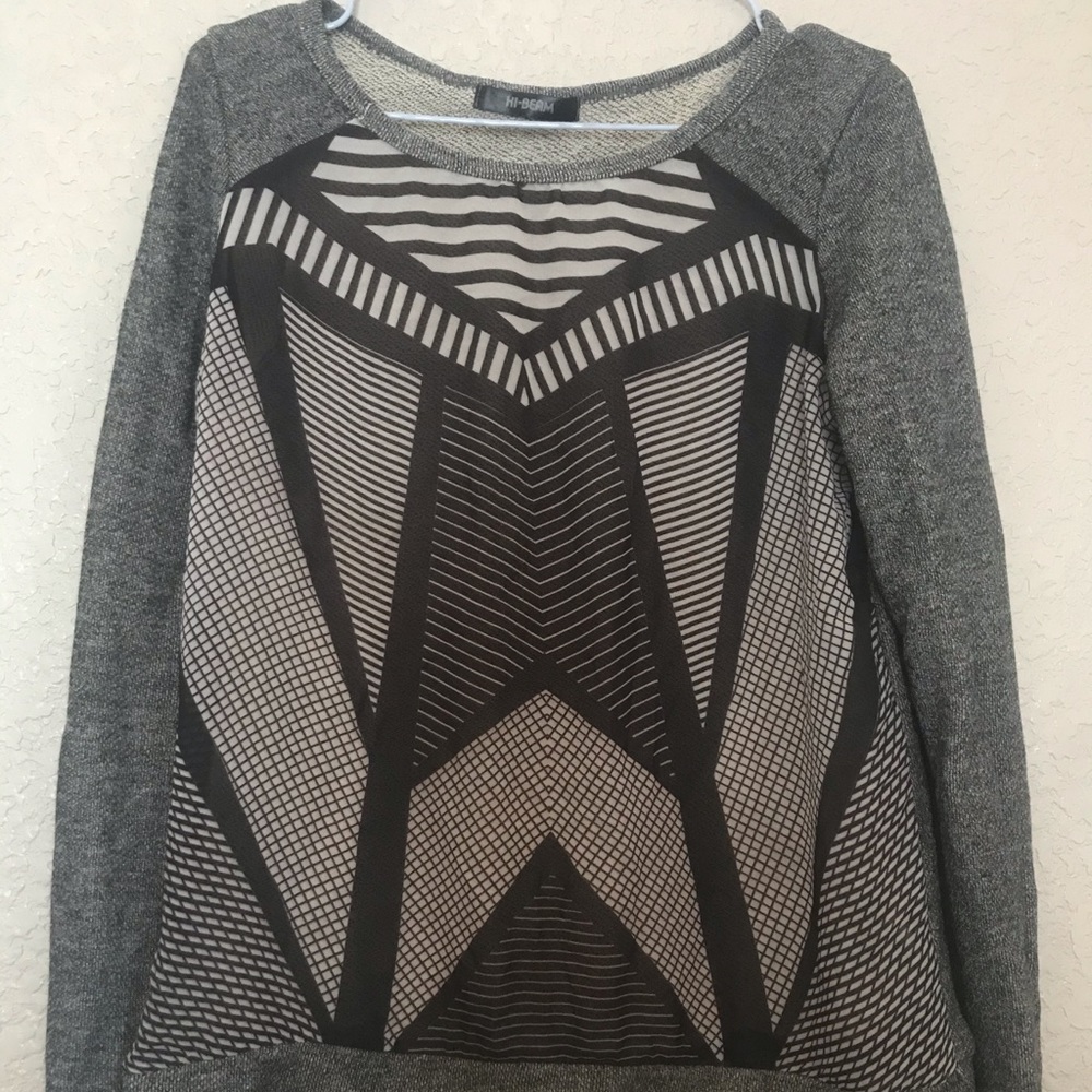 Hi-Beam Grey Long Sleeve